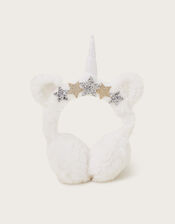 Galactic Unicorn Faux Fur Earmuffs, , large