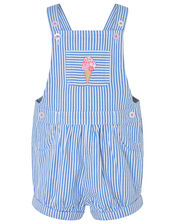 Baby Ice Cream Dungaree and T-shirt Set, Blue (BLUE), large