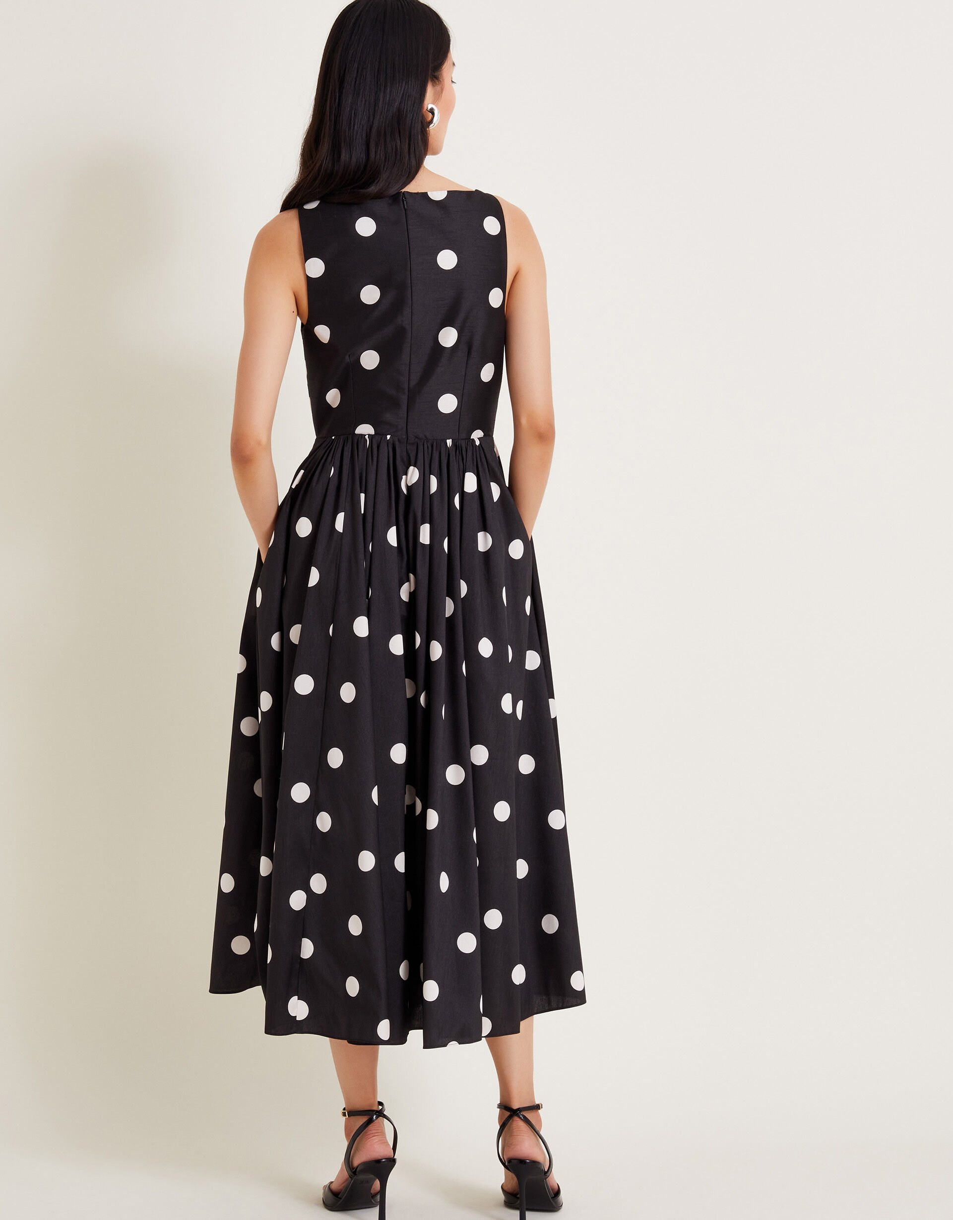 Monsoon spot dress outlet