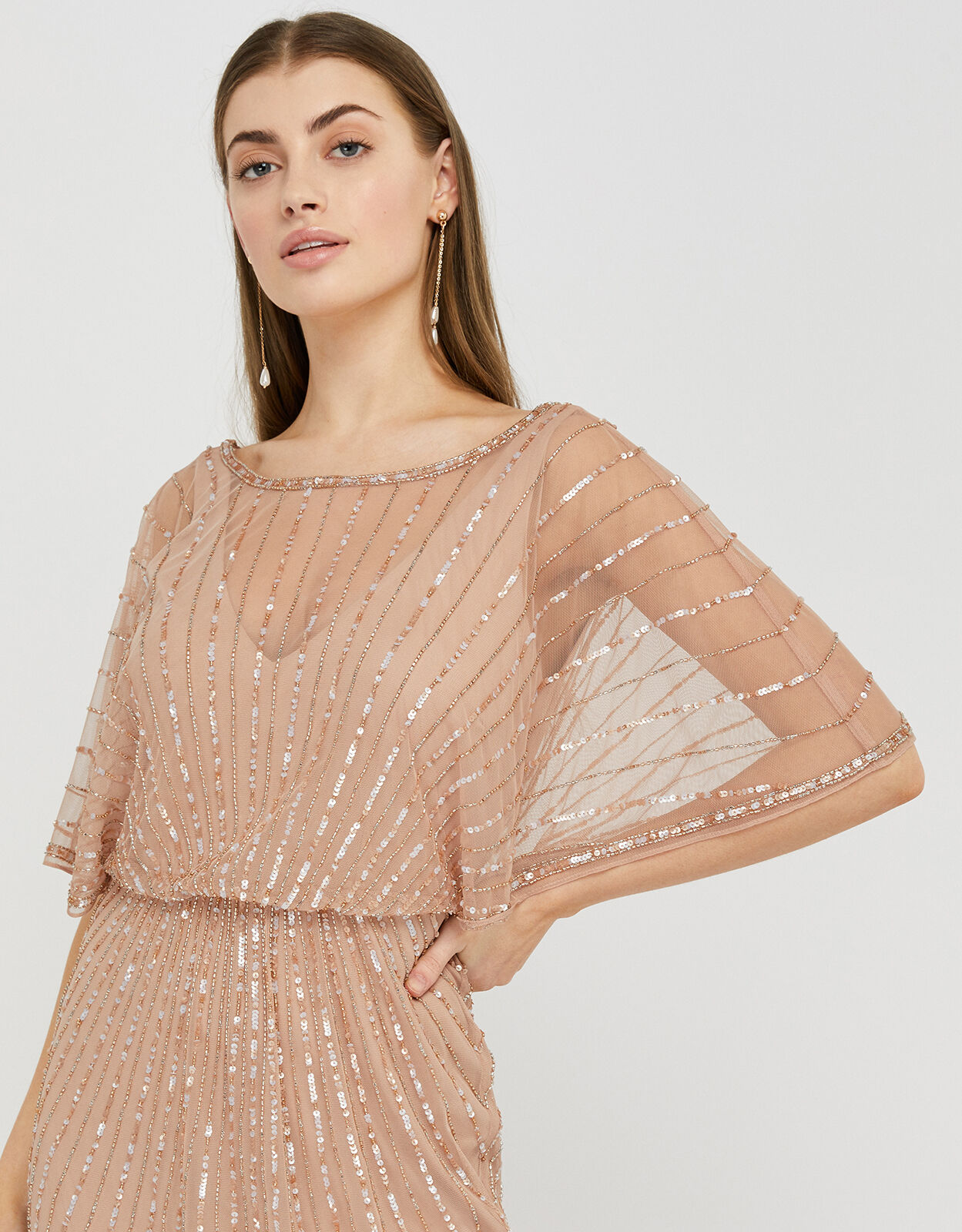 Monsoon beaded on sale dress
