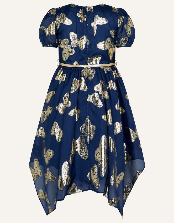 Rosalie Butterfly Dress, Blue (NAVY), large