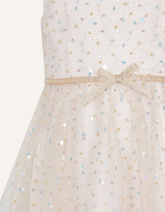Supernova Foil Print Dress, Pink (PALE PINK), large