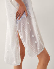 Effy Embroidered Beach Cover Up, , large