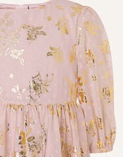 Sundance Foil Chiffon Tunic Dress , Pink (PINK), large