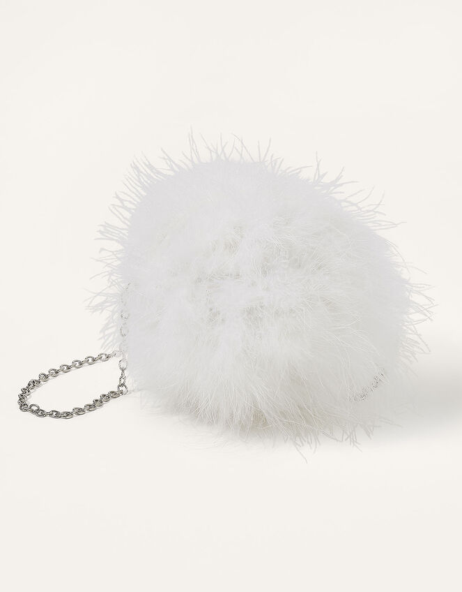 Fluffy Pom-Pom Bag, , large