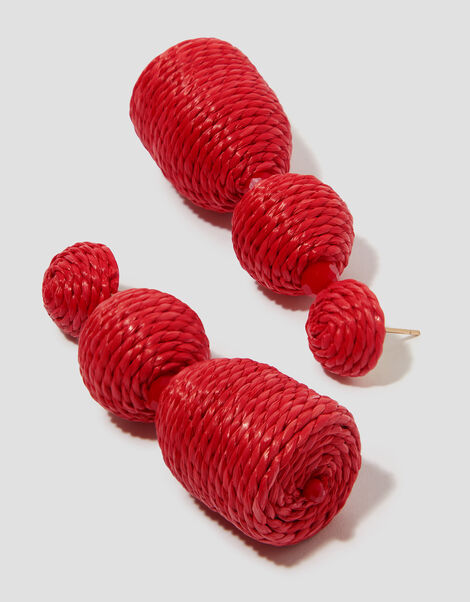 Woven Drop Earrings, , large