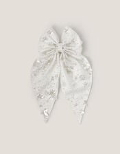 Sparkle Bow Hair Clip, , large