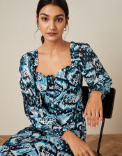 Briony Shimmer Butterfly Dress, Blue (NAVY), large