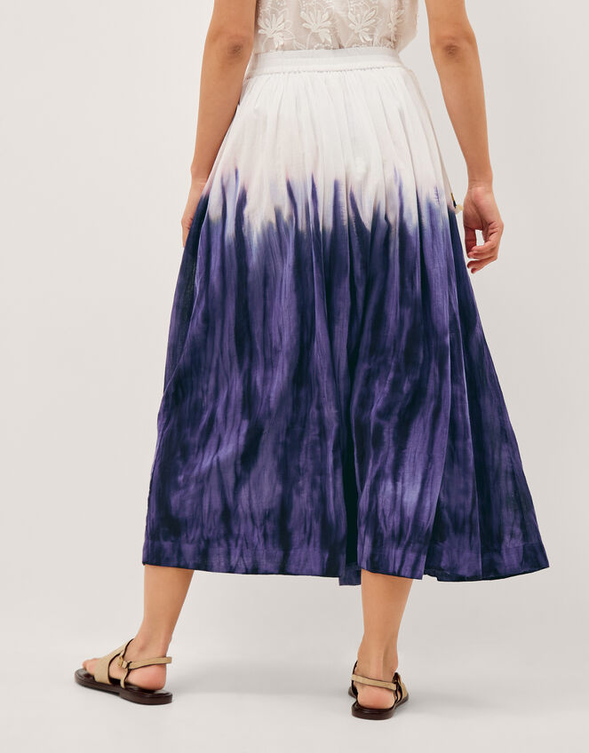 Elise Ombr&eacute; Midi Skirt, Blue (BLUE), large