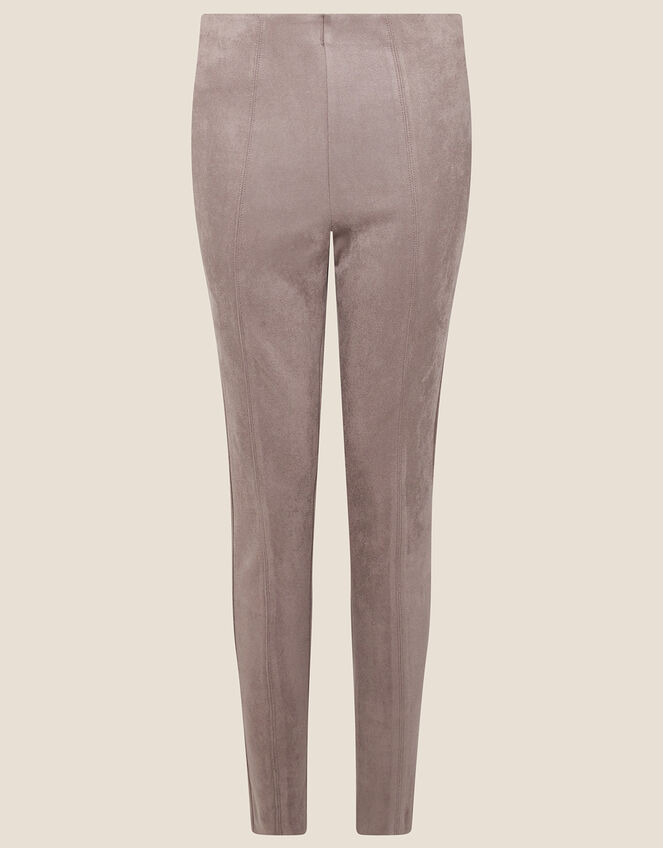 Cecily Suedette Leggings, Brown (TAUPE), large