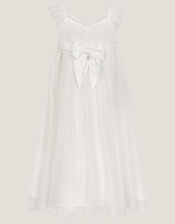 Kai Sequin Flower Maxi Dress, Ivory (IVORY), large