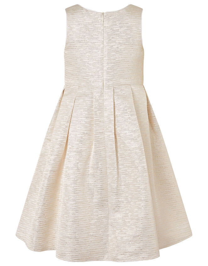 Adelaide Jacquard Dress and Jacket Set , Gold (GOLD), large