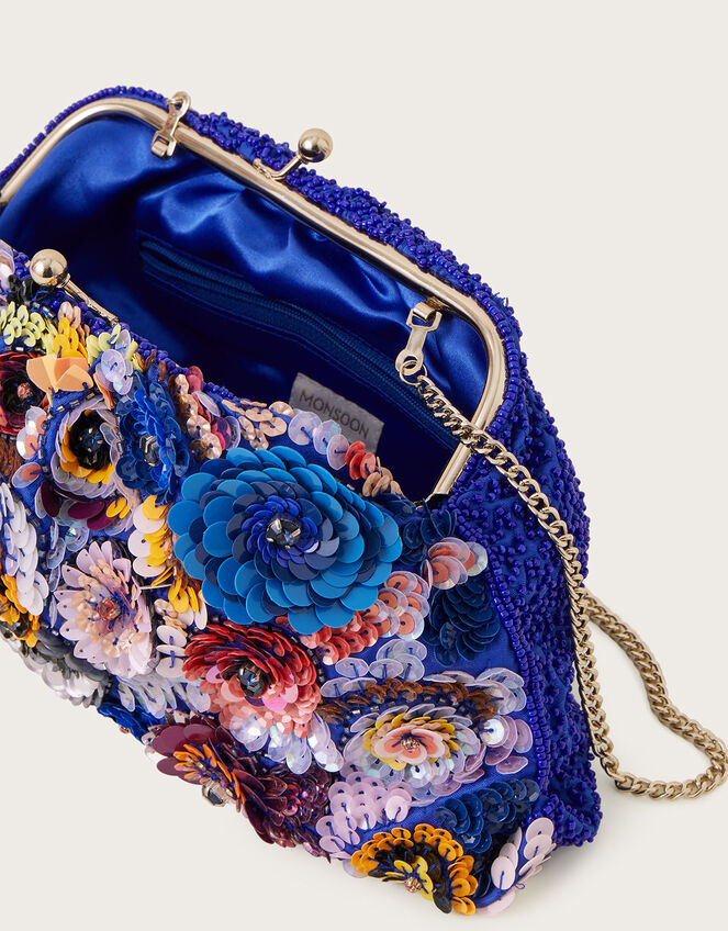 Flower Power Embellished Clutch Bag