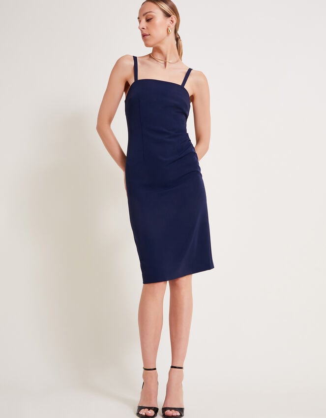 Maya Lace Dress, Blue (NAVY), large