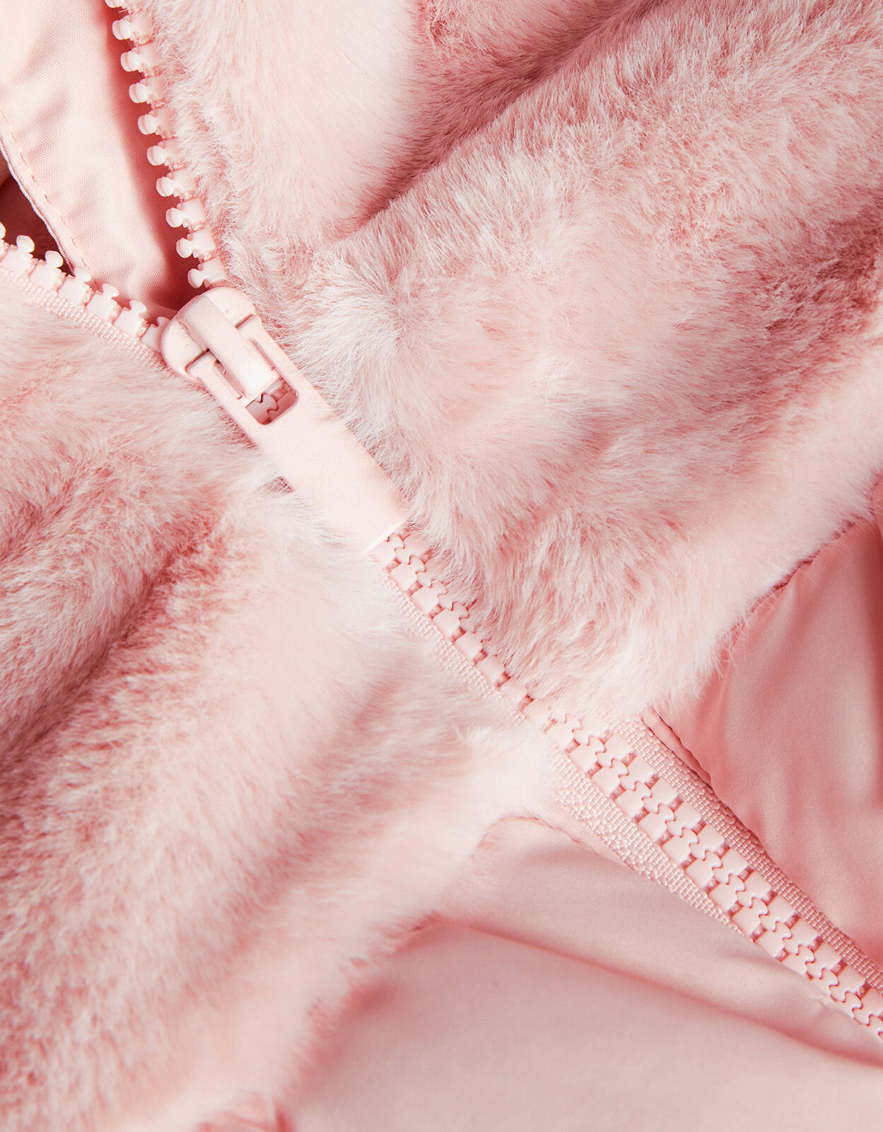 Childrens pink faux fur coat online