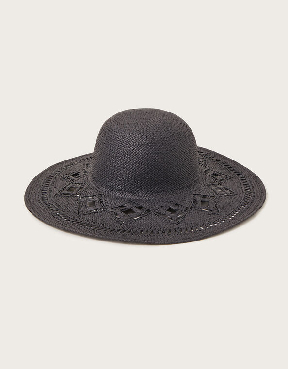 Straw Packable Hat, , large