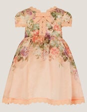 Baby Alma Floral Print Lace Dress, Multi (MULTI), large
