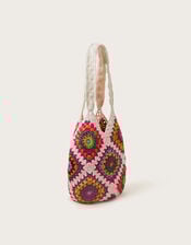 Crochet Shopper Bag, , large