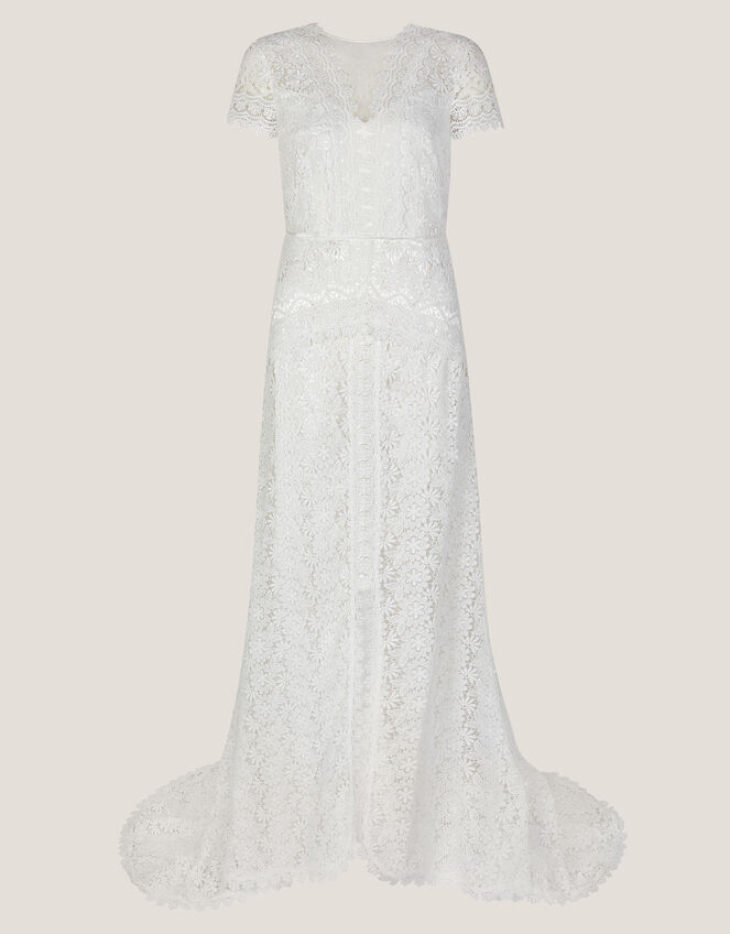 Sienna Lace Maxi Wedding Dress, Ivory (IVORY), large