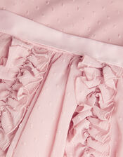 Safiya Textured Ruffle Dress, Pink (PINK), large