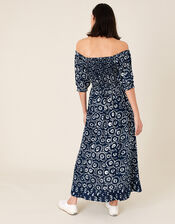 ARTISAN STUDIO Esha Printed Dress, Blue (NAVY), large