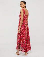 Lauren Printed Dress in LENZING™ ECOVERO™, Red (RED), large