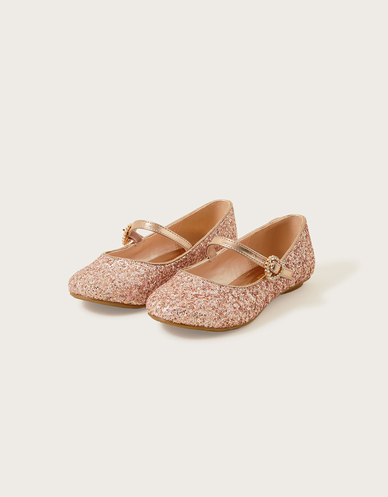 Pink glitter store flats
