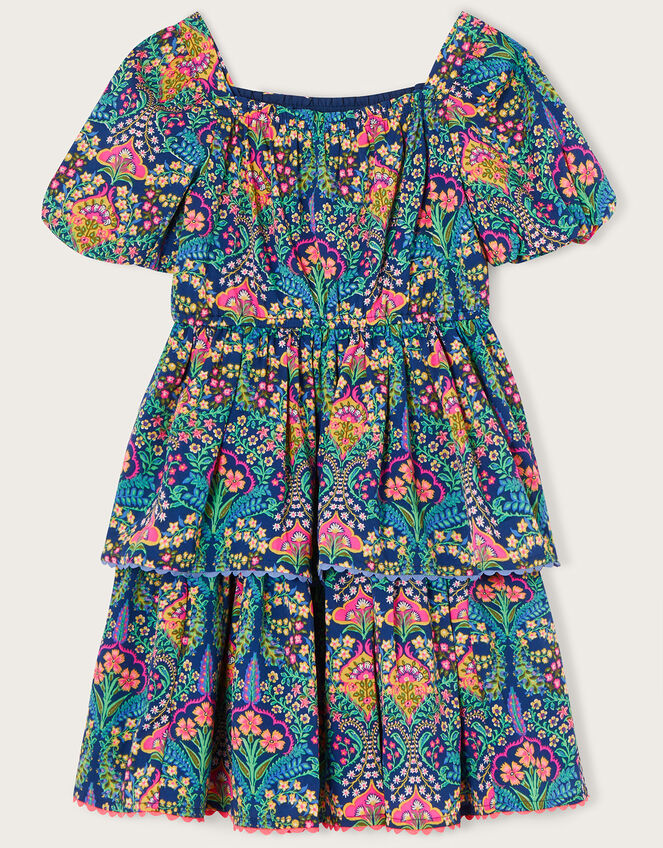 Paisley Dress in Recycled Polyester, Multi (MULTI), large