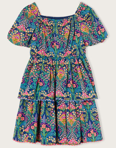 Paisley Dress in Recycled Polyester Multi, Multi (MULTI), large