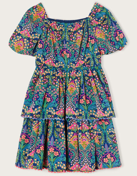 Paisley Dress in Recycled Polyester, Multi (MULTI), large