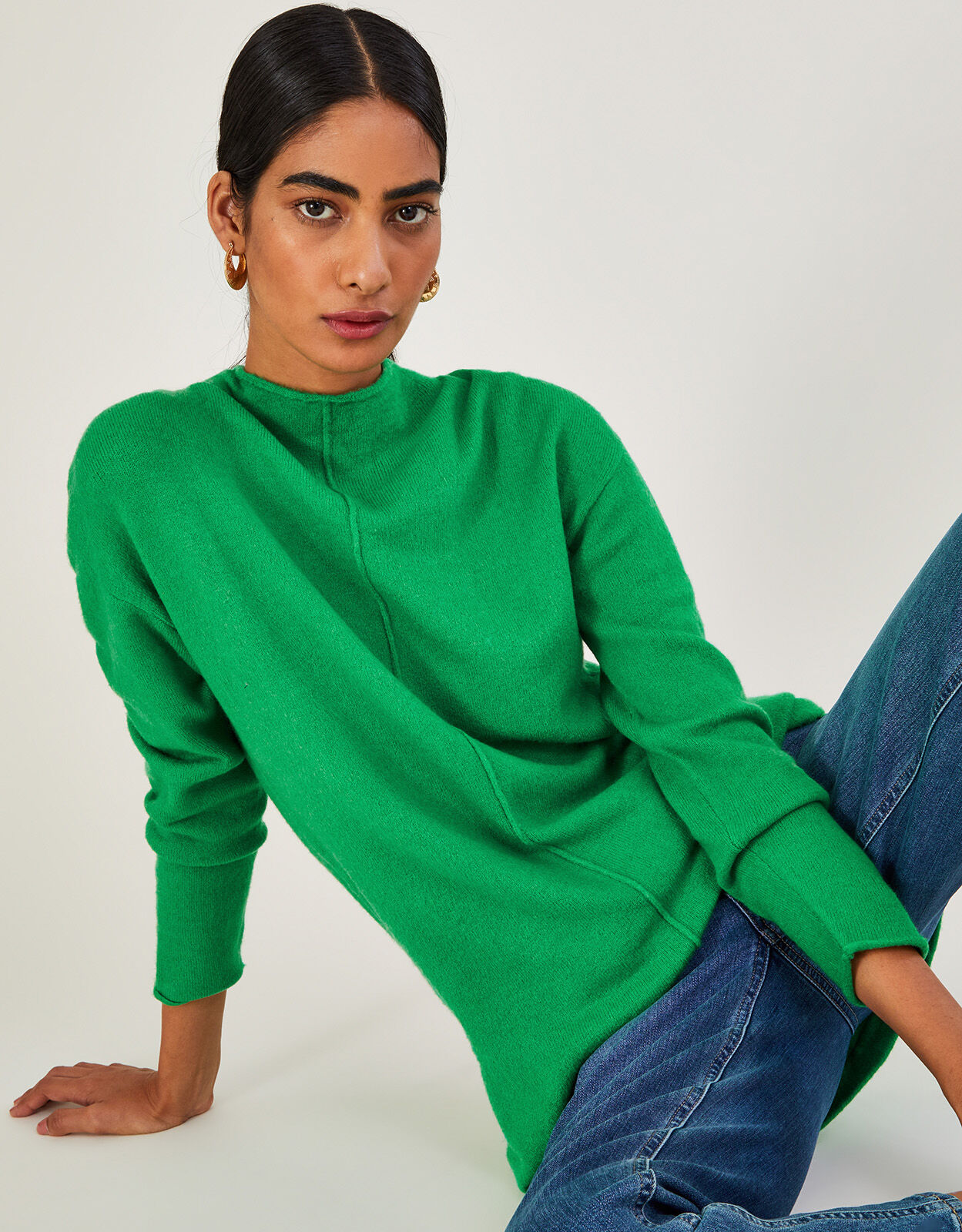 Monsoon green jumper hot sale