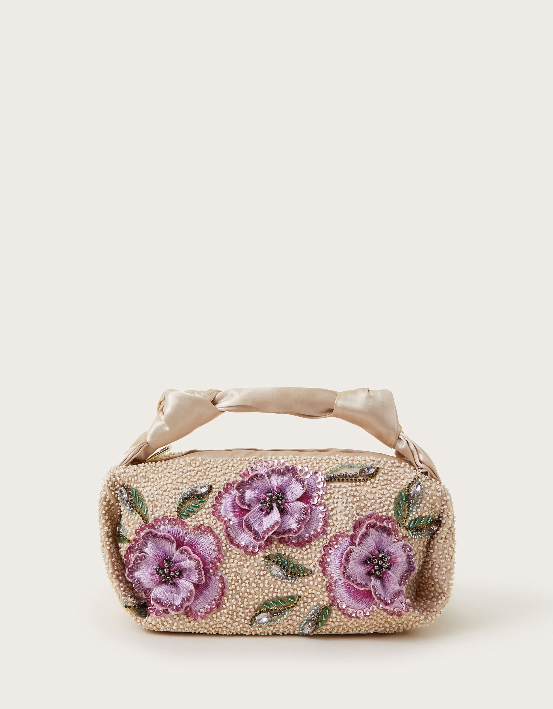 Fia Floral Beaded Bag