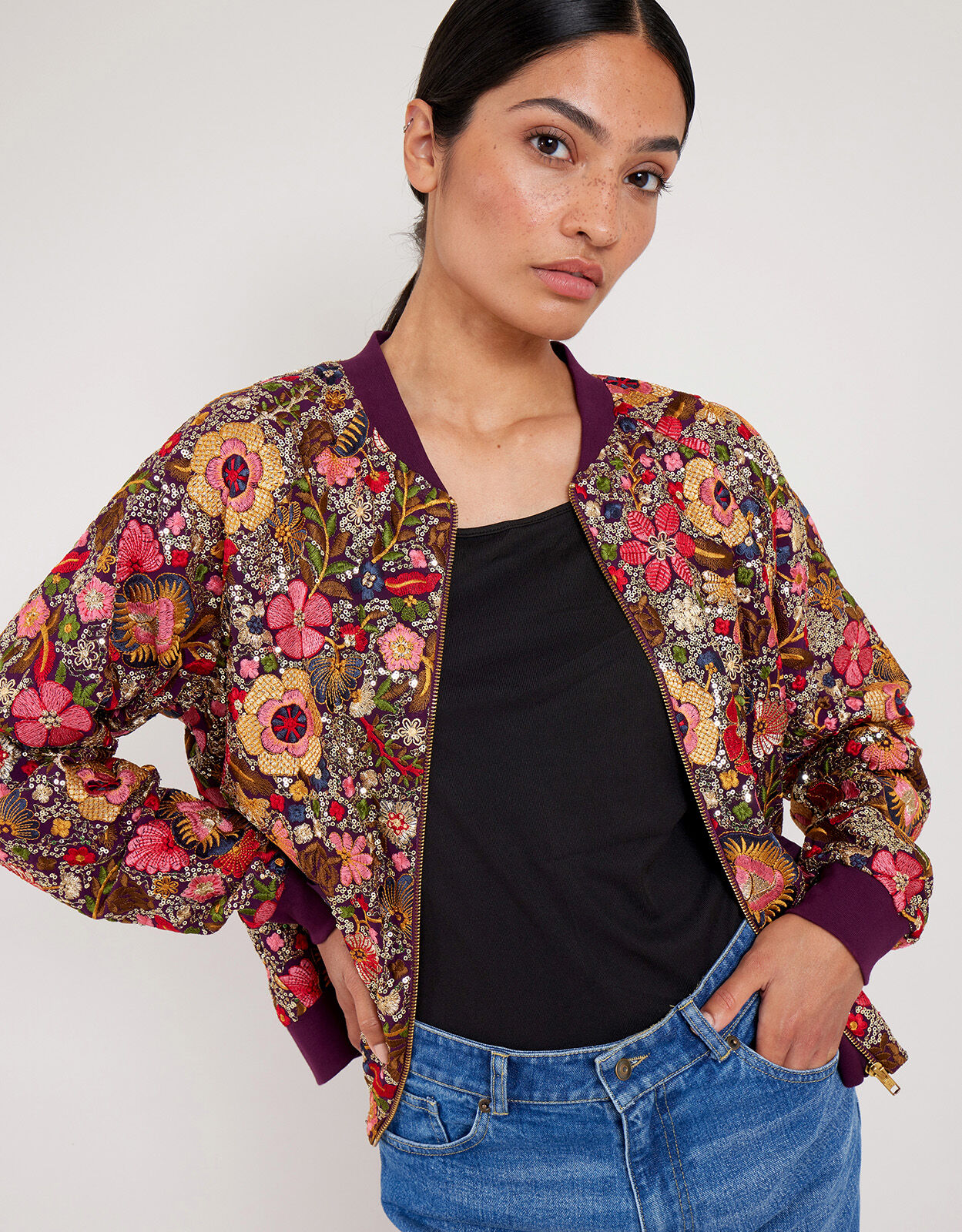 Monsoon deals sequin jacket