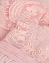 Baby Isabel Lace Tiered Party Dress, Pink (DUSKY PINK), large