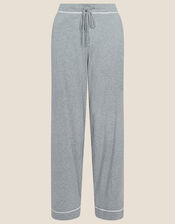Plain Jersey Pyjama Bottoms, Grey (GREY), large