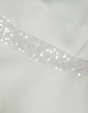 Strappy Sequin High-Low Prom Dress, Green (SAGE), large