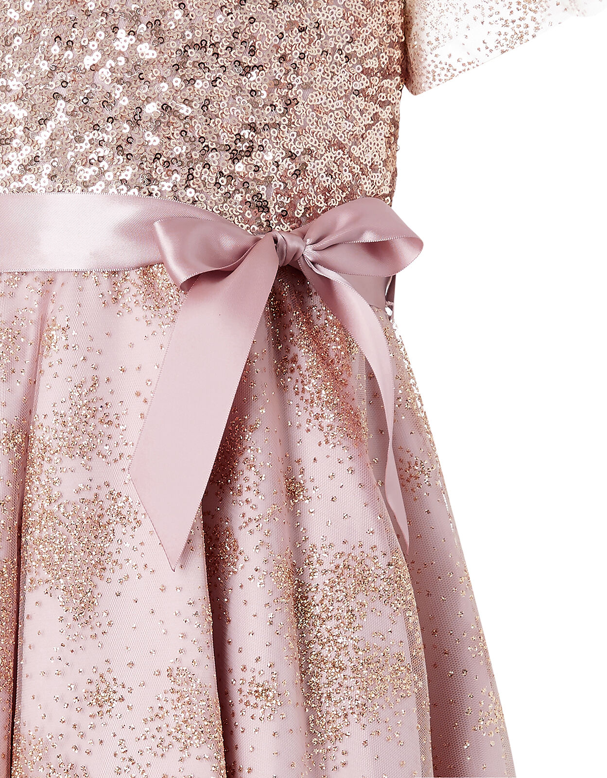 Abilene Sequin Sparkle Party Dress Pink