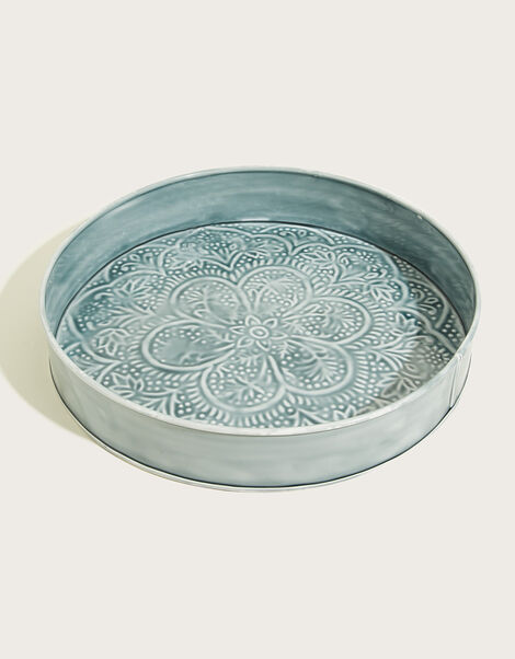 Patterned Enamel Tray, , large