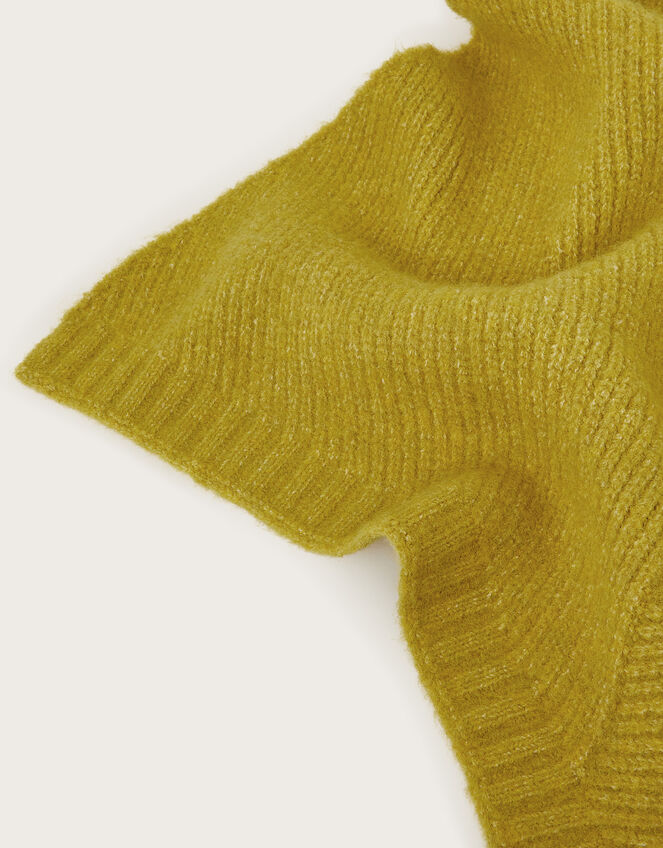 Taffy Rib Knit Scarf, CITRUS, large