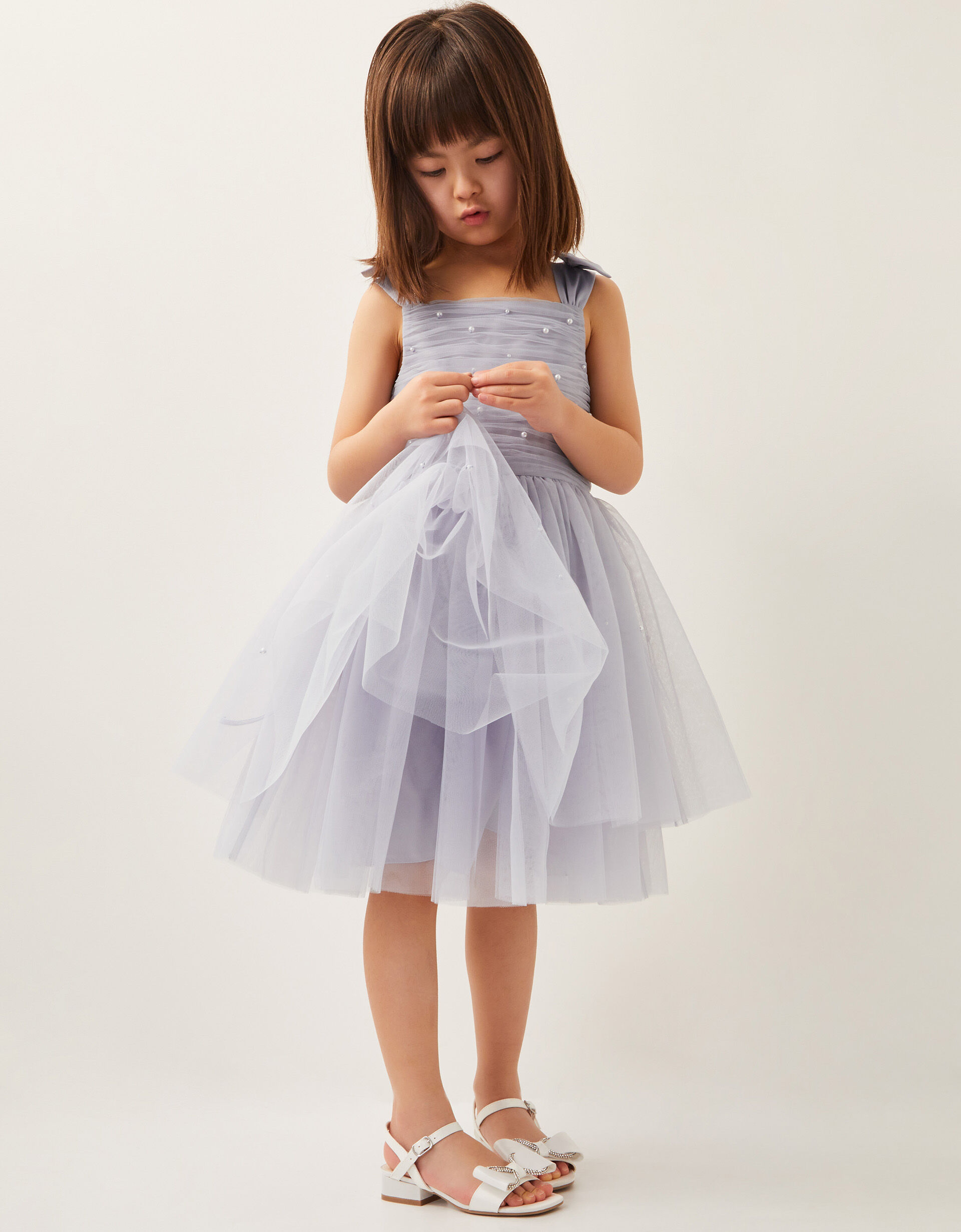 Treat Ürself tulle frill jersey(gray) Treat Ürself tulle frill jersey(gray)