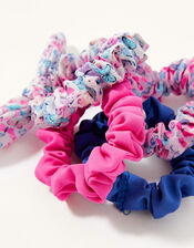 Printed Mini Scrunchie Set, , large