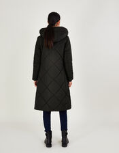 Polly Padded Coat in Recycled Polyester, Black (BLACK), large