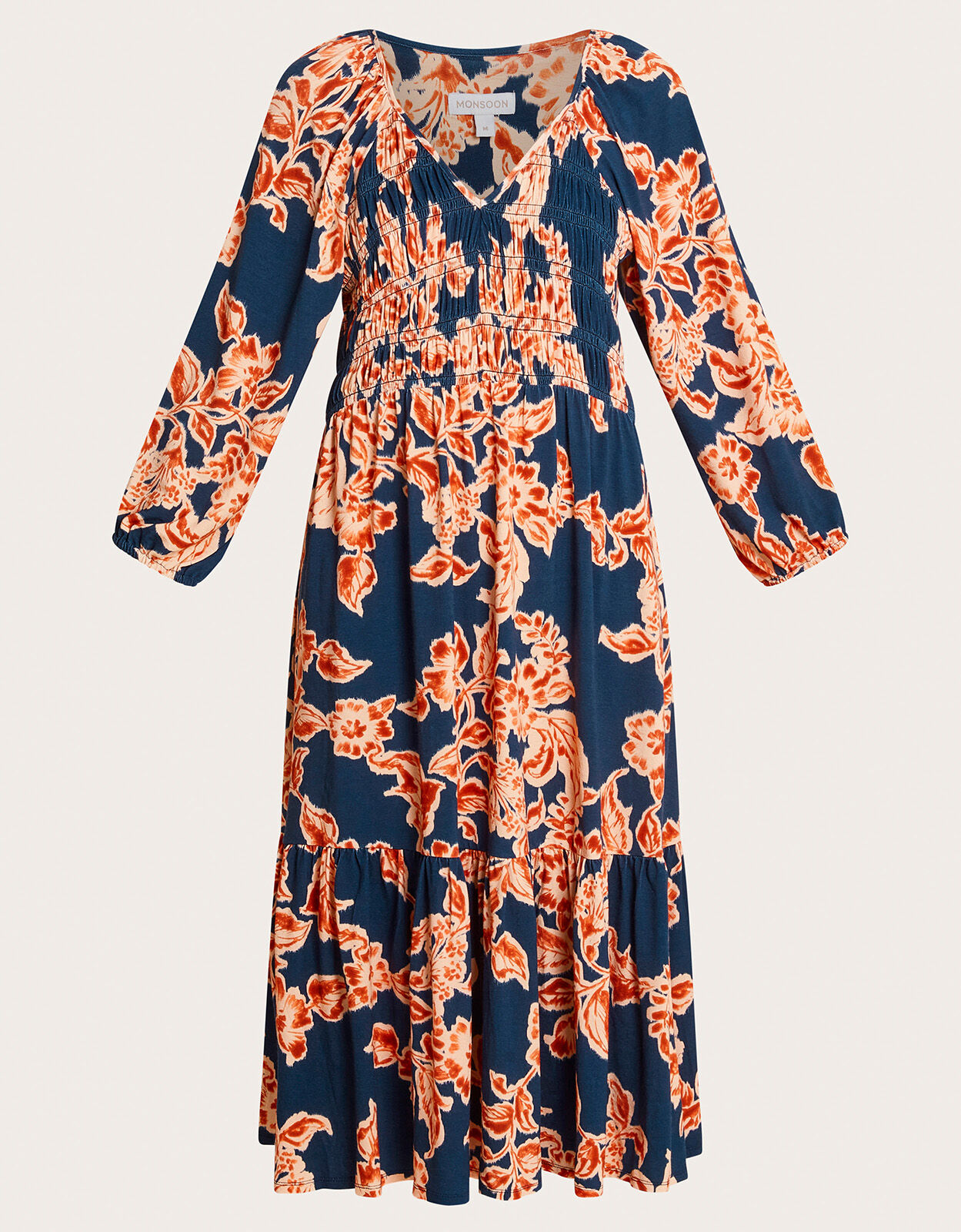 Monsoon navy floral dress 2025