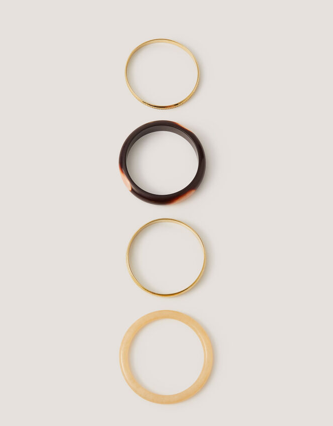 4-Pack Resin Bangles, , large