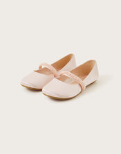 Pearl Ballerina Flats, Pink (PINK), large