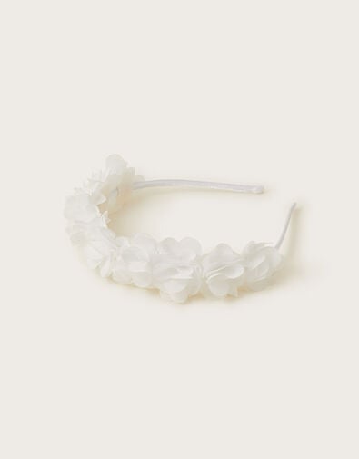 Ruffle Bridesmaid Headband , Ivory (IVORY), large