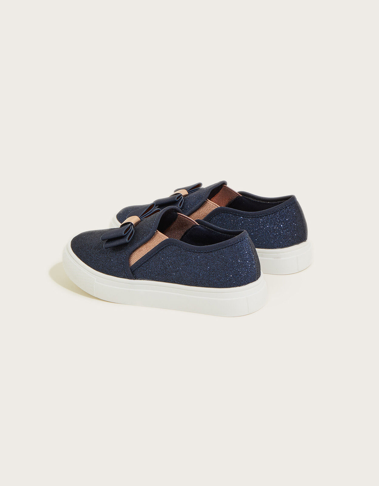 Slip on bow trainers clearance