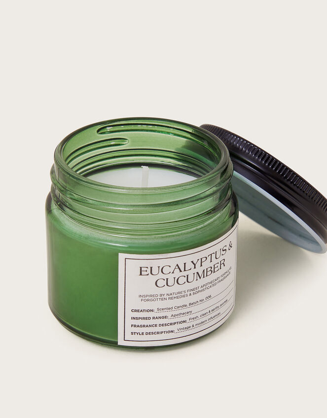 Eucalyptus and Cucumber Scented Candle, , large