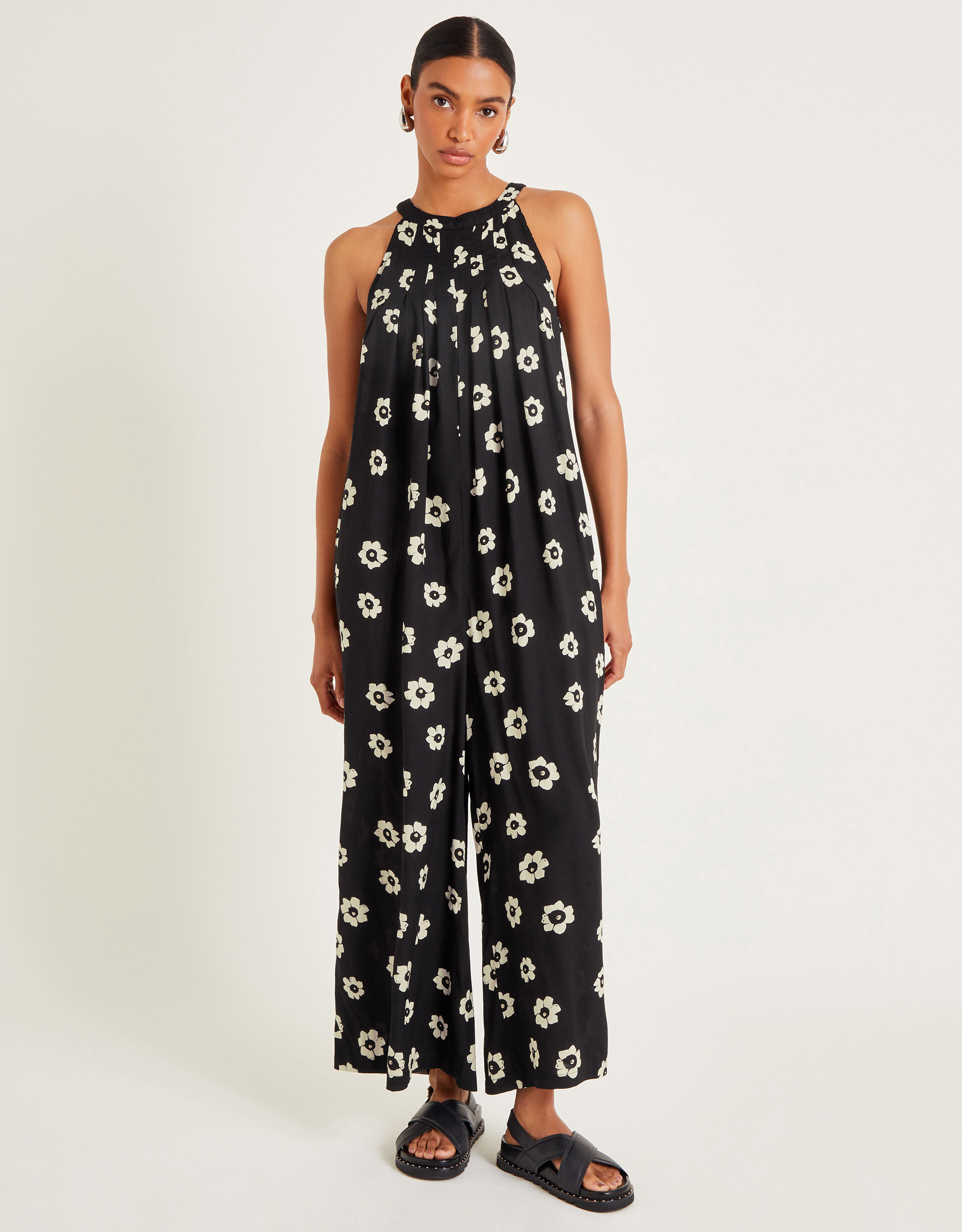 Black jumpsuit monsoon discount