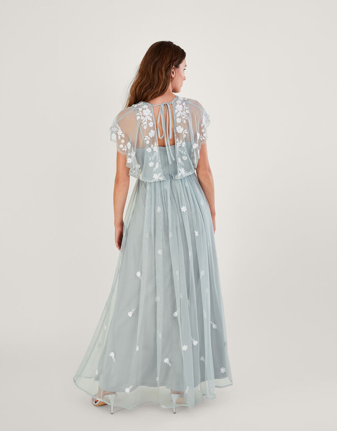Sophie Embroidered Maxi Dress, Green (SAGE), large